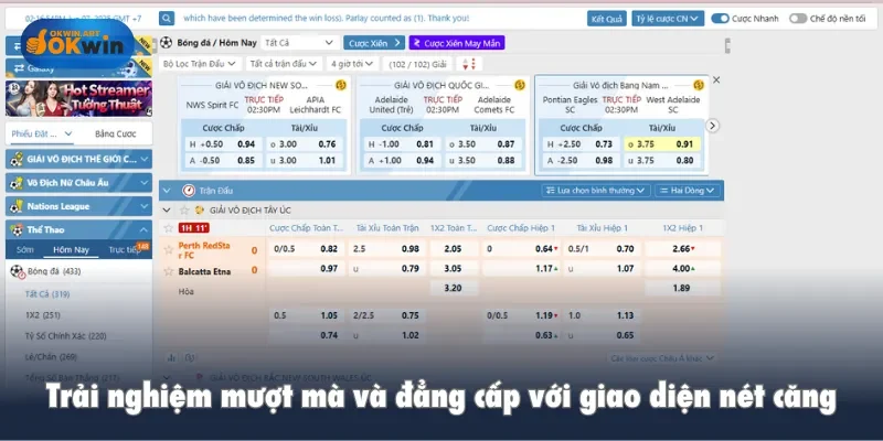 Trải nghiệm mượt mà và đẳng cấp với giao diện nét căng