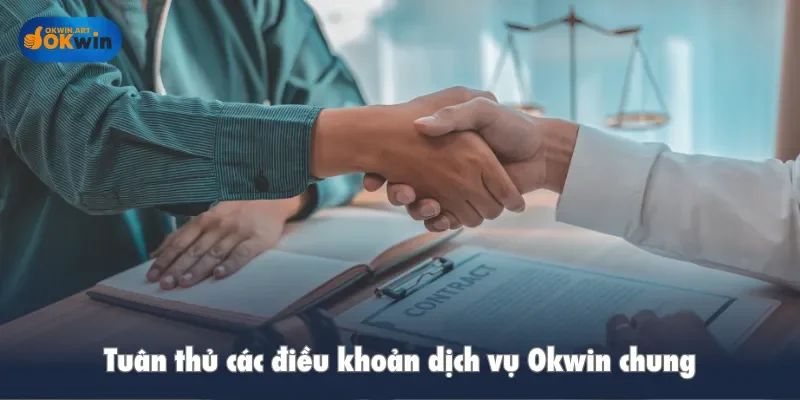 Tuân thủ các điều khoản dịch vụ Okwin chung